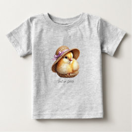 Camiseta de bebé Little Chick Pink Ribbon