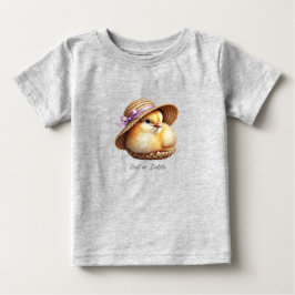 Camiseta de bebé Little Chick Pink Ribbon Baby