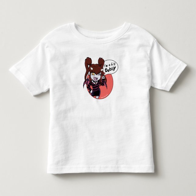 Camiseta De Bebé Little Debil T-Shirt (Anverso)