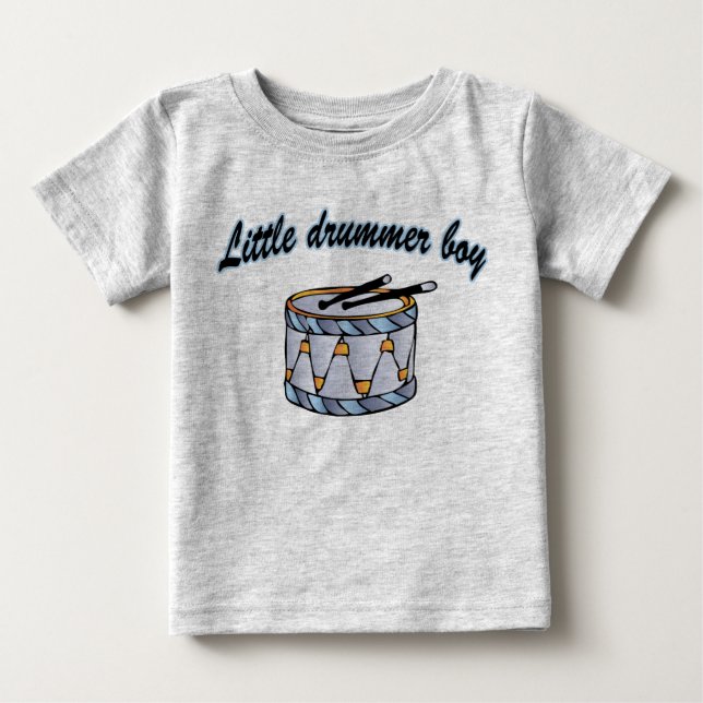 Camiseta De Bebé little drummer boy (Anverso)
