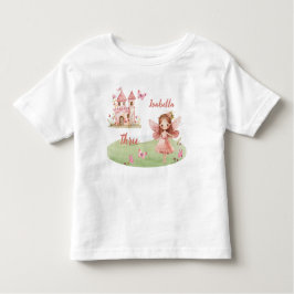 Camiseta De Bebé Little Fairy Pink Castle Butterfly Any Age T-Shirt