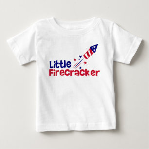 Camiseta De Bebé Little Firecracker (El petardo) desata la alegría 
