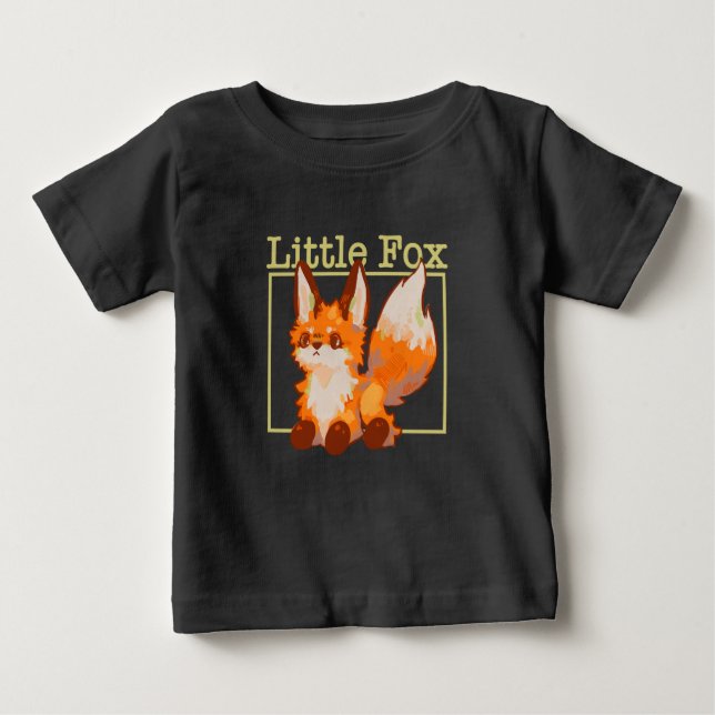 Camiseta De Bebé Little Fox, Kleine Vos romper (Anverso)