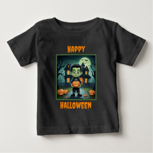 Camiseta De Bebé Little Frankenstein Halloween
