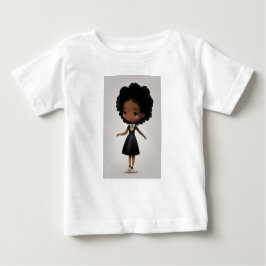 Camiseta De Bebé Little Fro Princess