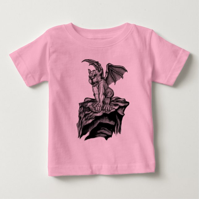 Camiseta De Bebé Little Golem Gargoyle (Anverso)