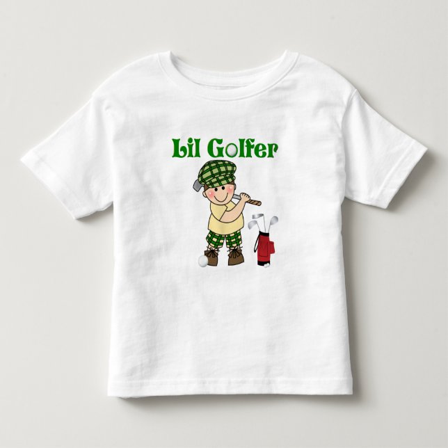 Camiseta De Bebé Little Golfer (Anverso)