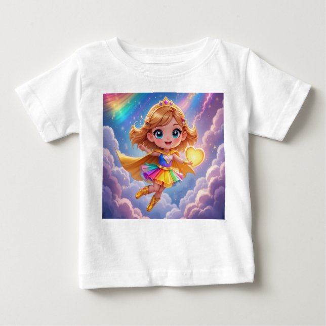 Camiseta De Bebé Little Hero, Big Dreams (Anverso)