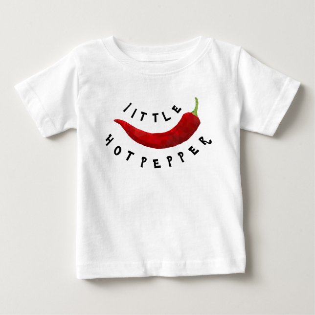Camiseta De Bebé Little Hot Pepper (Anverso)
