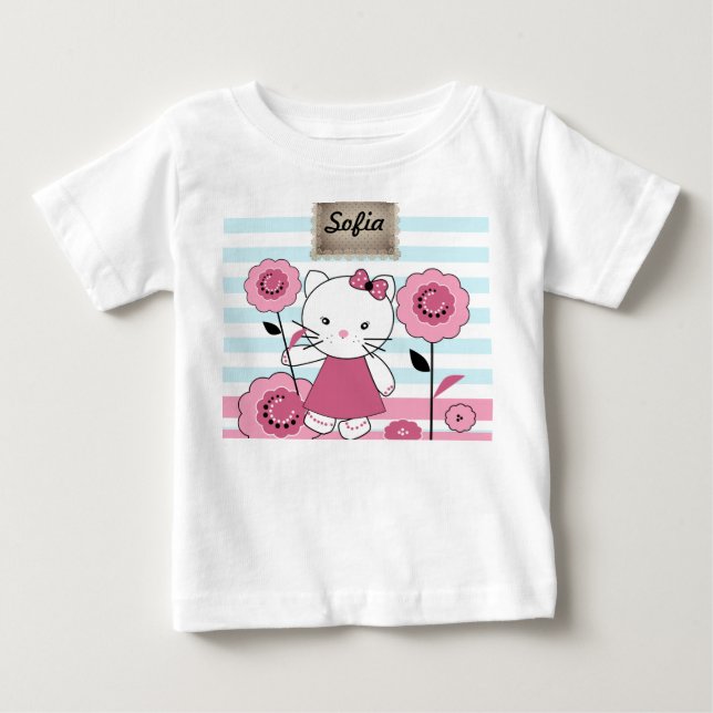 Camiseta De Bebé Little Kitty (Anverso)