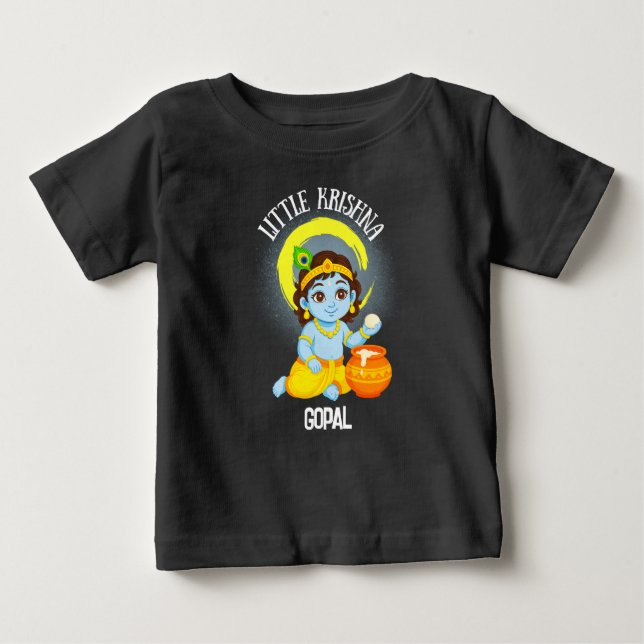 Camiseta De Bebé Little Krishna (Anverso)