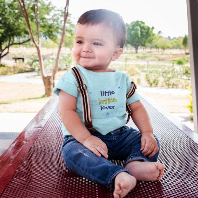 Camiseta De Bebé Little Latke Lover Hanukkah  (Subido por el creador)