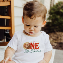 Camiseta De Bebé Little Meatball | Holy Ravioli First Birthday
