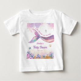 Camiseta De Bebé Little Mermaid Pastel Ocean Girl