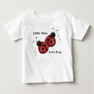 Camiseta De Bebé Little Miss Love Bug - Ladybugs