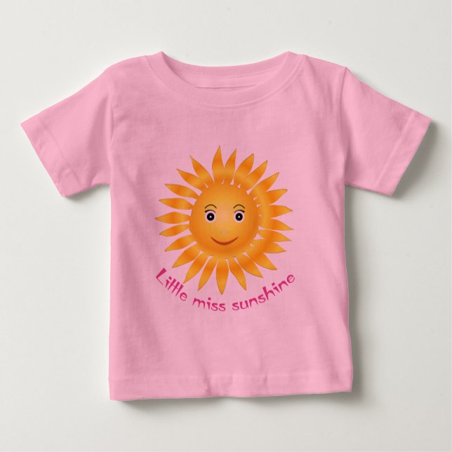 Camiseta De Bebé Little miss sunshine (Anverso)