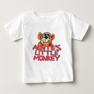 Camiseta De Bebé Little Monkey de tía