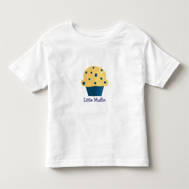 Camiseta De Bebé Little Muffin Blueberry Muffin T-Shirt (Anverso)