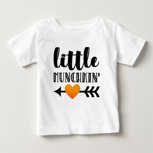 Camiseta De Bebé Little Munchkin' Heart Arrow Modern Baby