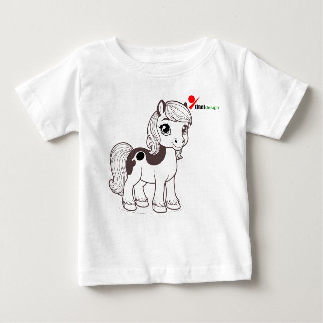 Camiseta De Bebé Little Pony Baby T-Shirt (Anverso)