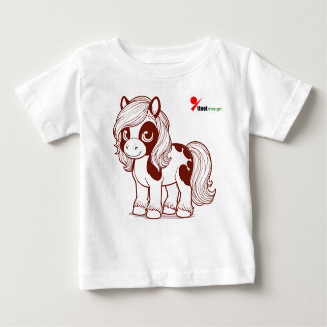 Camiseta De Bebé Little Pony Baby T-Shirt (Anverso)