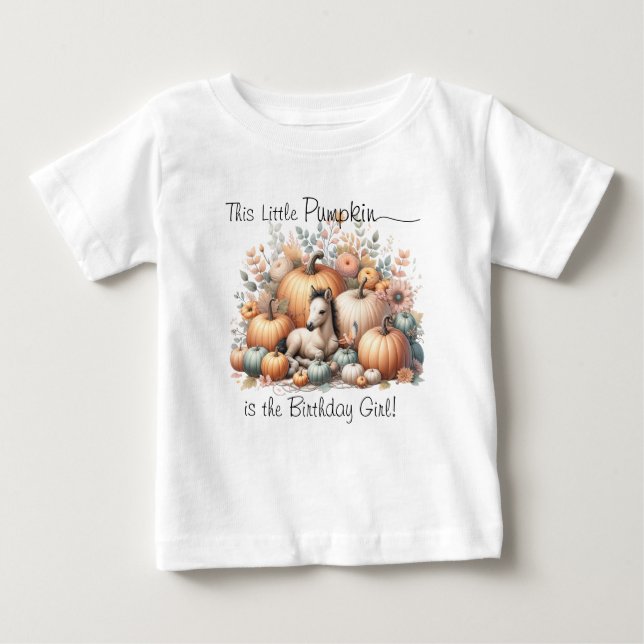 Camiseta De Bebé Little Pumpkin  (Anverso)