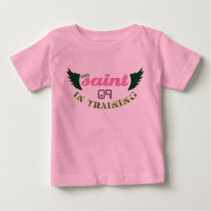 Camiseta De Bebé Little Saint in Training '09