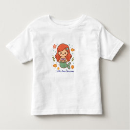 Camiseta De Bebé Little Sea Dreamer Mermaid – Cute Toddler Girl T-S