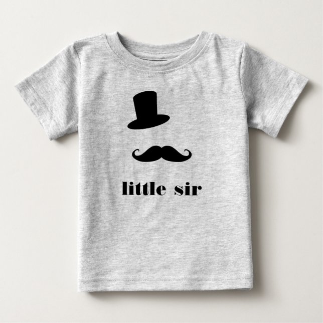 Camiseta De Bebé Little Sir (Anverso)