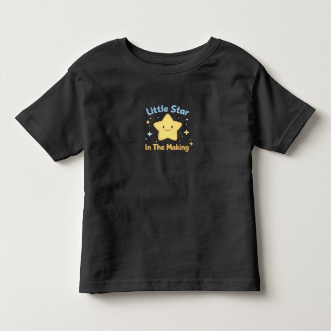Camiseta De Bebé Little Star In The Making Cute Toddler Graphic Tee (Anverso)