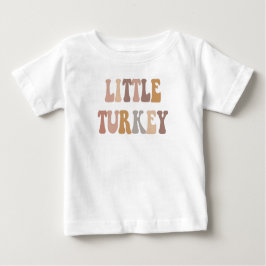 Camiseta De Bebé Little Turkey Thanksgiving Outfit | Cute Fall