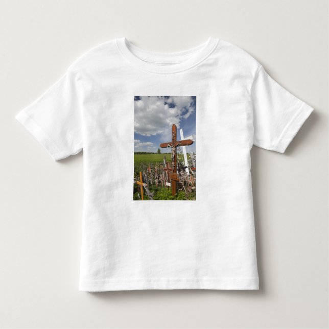Camiseta De Bebé Lituania Central, Lituania, Siauliai, Hill (Anverso)