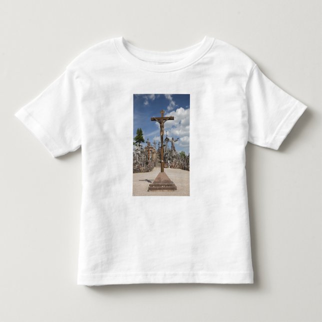 Camiseta De Bebé Lituania, Lituania Central, Siauliai, Colina 4 (Anverso)