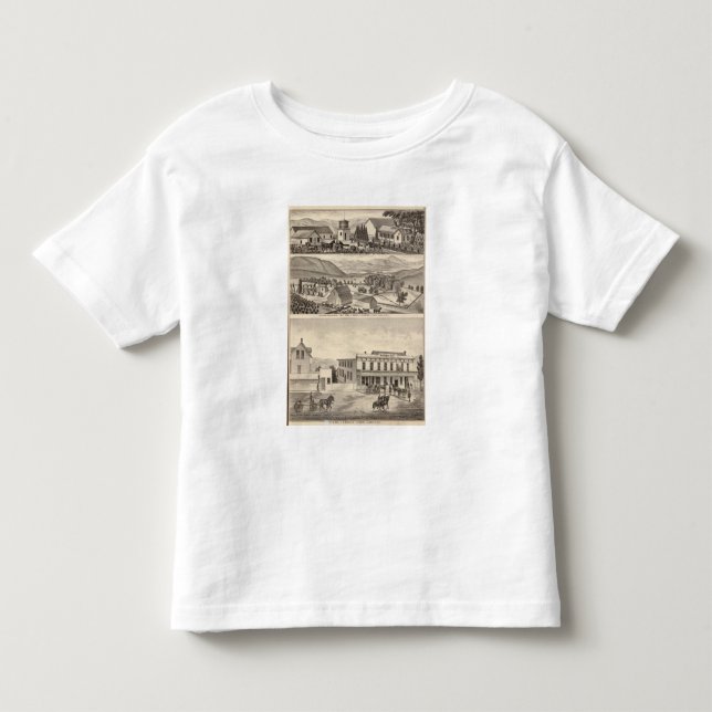 Camiseta De Bebé Livermore, residencias de Bardellini, granjas, (Anverso)