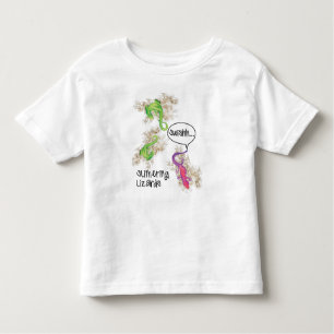 Camiseta De Bebé Lizares deslizantes Toddler Tee