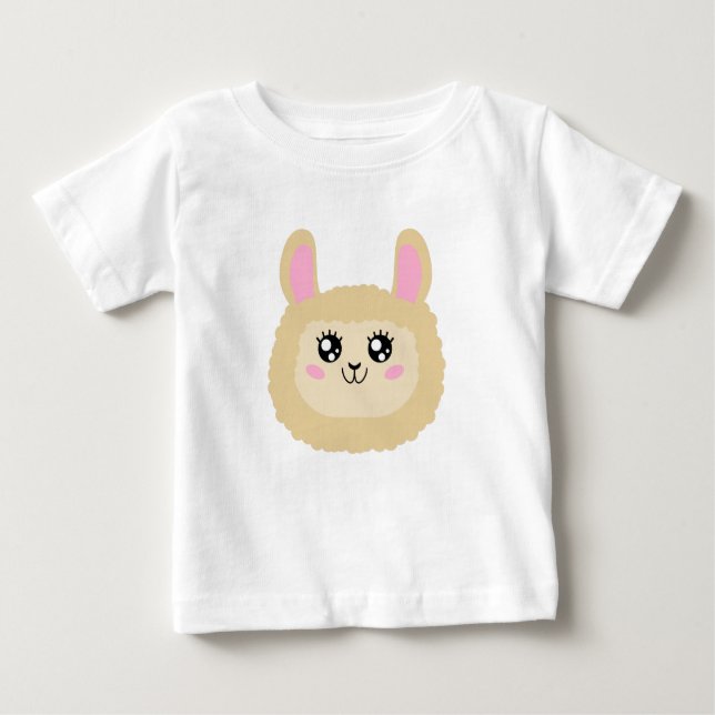 Camiseta De Bebé Llama (Anverso)
