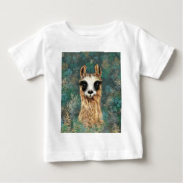 Camiseta De Bebé Llama a bebé curiosa - linda - sonrisa