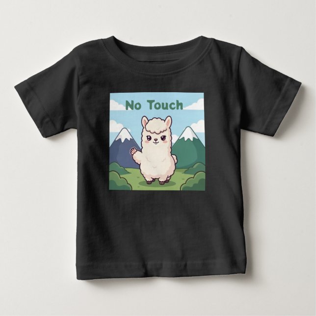 Camiseta De Bebé Llama Adorable  (Anverso)