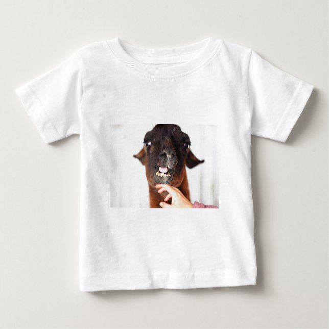 Camiseta De Bebé Llama amor (Anverso)