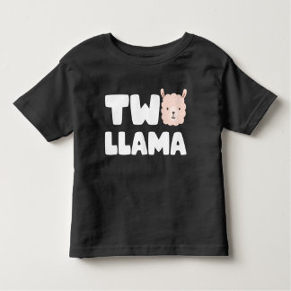 Camiseta De Bebé Llama de 2 años a 2 cumpleaños temática