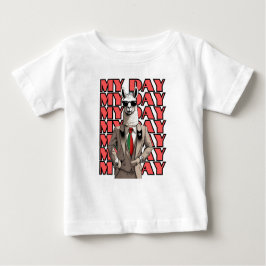 Camiseta De Bebé Llama de mi día en un diseño Gucci inspirado en el