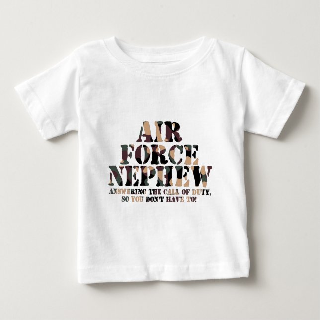 Camiseta De Bebé Llamada de contestación del sobrino de la fuerza (Anverso)