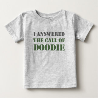 Camiseta De Bebé Llamada de Doodie