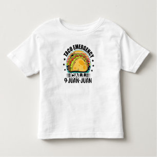 Camiseta De Bebé Llamada de emergencia contra el taco 9 Juan Tacos