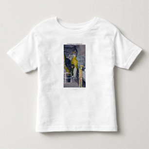 Camiseta De Bebé Llamada en el jefe del lago subterráneo