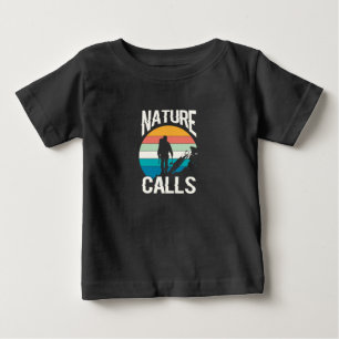 Camiseta De Bebé Llamadas a la naturaleza - Adoptar el gran exterio