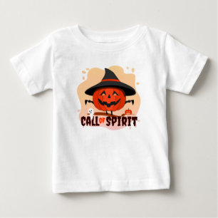 Camiseta De Bebé Llamado de Espíritu de Halloween