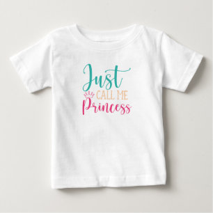 Camiseta De Bebé Llámame Princesa