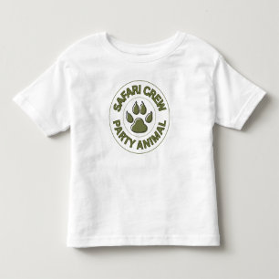 Camiseta De Bebé Llamando a todos los animales de la fiesta Crew Sa