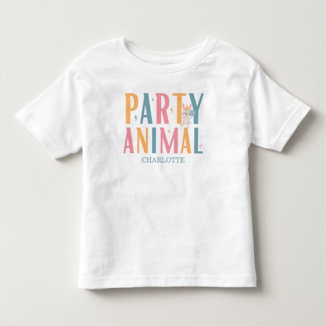 Camiseta De Bebé Llamar a todos los niños de animales Fiestas Cumpl (Anverso)